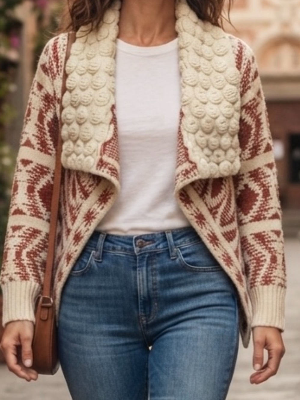 Anthropologie La Fee Verte Open Front Knit Cardigan Size XXSP